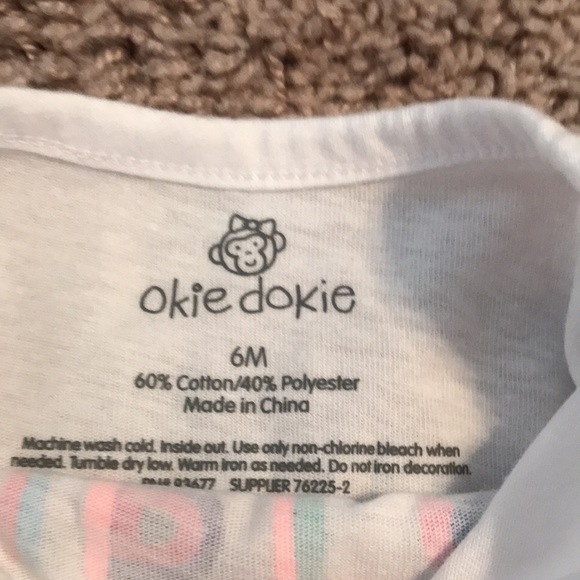 Okie dokie 6M girls will be girls long sleeve top - Picture 4 of 4